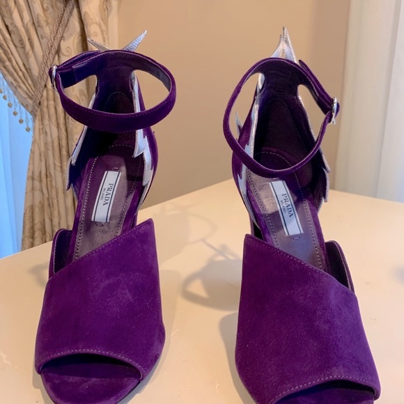 Prada Thunderbolt Ankle Strap Sandals 36 - Picture 11 of 15